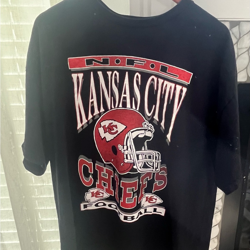 Kc chiefs graphic oversized t-shirt- adult L